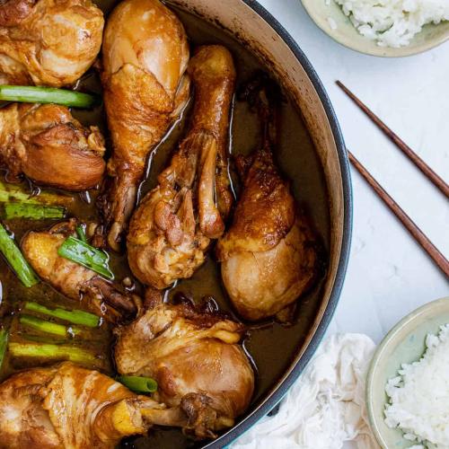 Braised Chicken In Brown Sauce