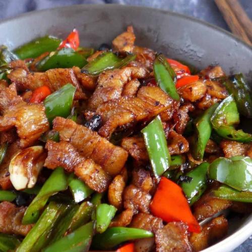 Wok Fried Pork Hunan Style at Mong Kok Chinese