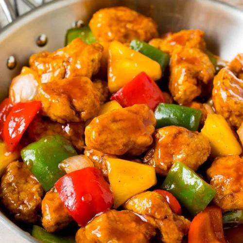 Sweet Sour Pork With Pineapple