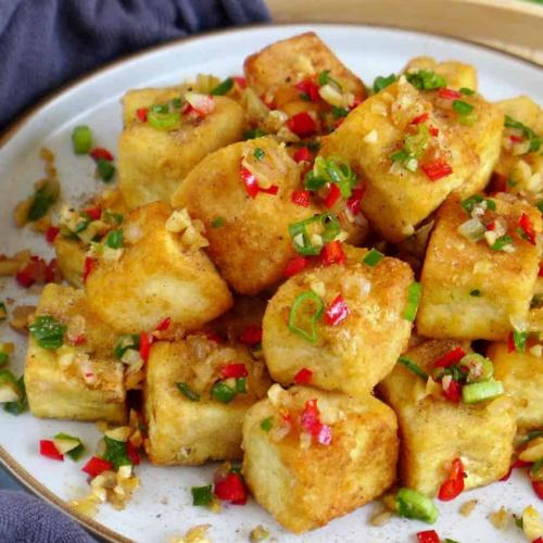 Deep Fried Tofu With Seven Spicy