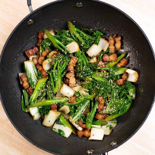 Belly Pork with Pakchoi