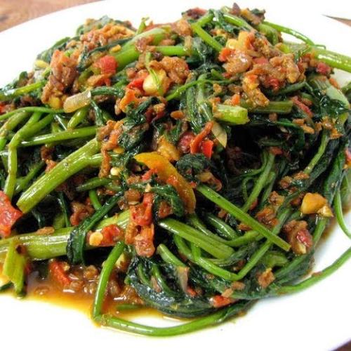 Water Spinach Devilled (Kankun) at Green Restaurant 