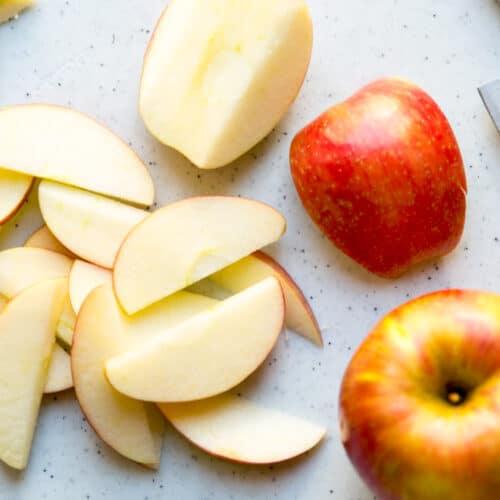 Apple Slices at Green Restaurant 