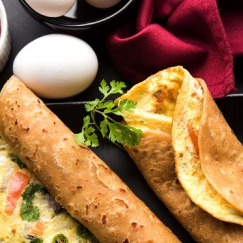 Egg Omlet Parata at Big Plate