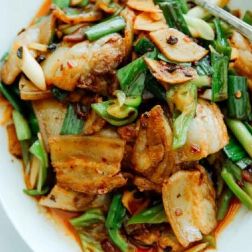 Pork Kankun Dishes at Kent Restaurant