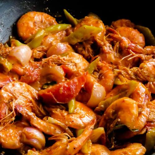 Devilled Prawns