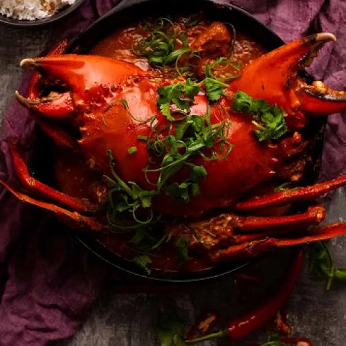 Chilli Crab (Singapore style) at Kingmeal Family Restaurant