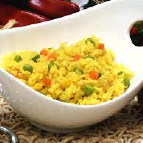 Yellow Rice Vegetable  at Hot Pack