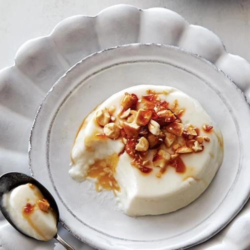 Coconut Panna Cotta at Pink Salt
