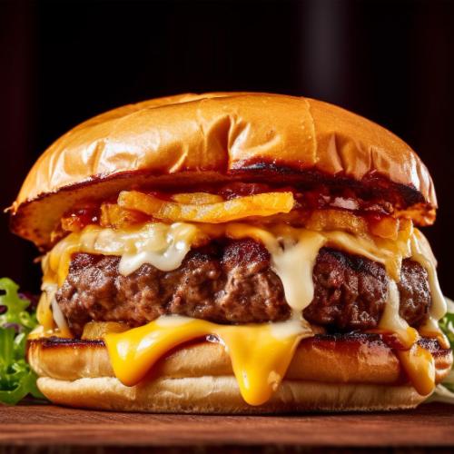 Beef And Cheese Burger 