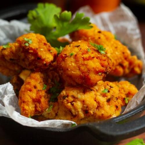Crumb Fried Garlic Chicken