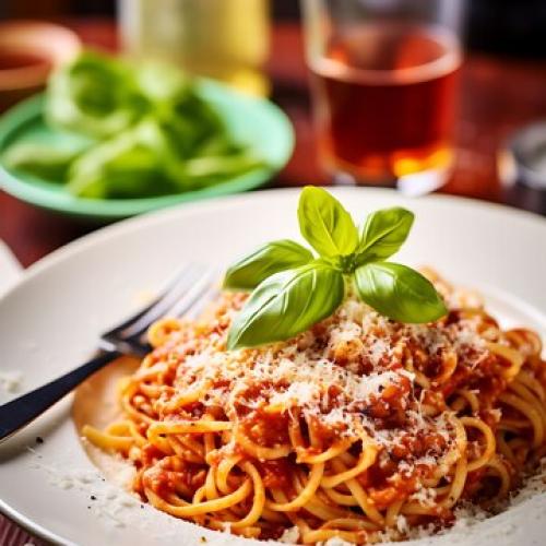 Spaghetti Napolitan at Full Moon Garden Hotel