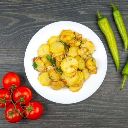 Potato With green chilies