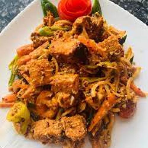 Prawns Koththu