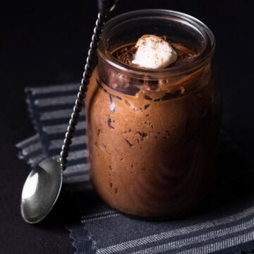 Dark Chocolate and Espresso Mousse at Burning Bird