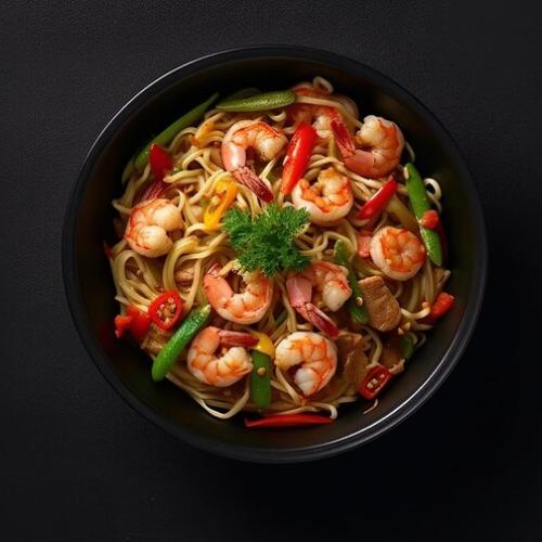 Prawn Mee Goreng at Acropol Restaurant