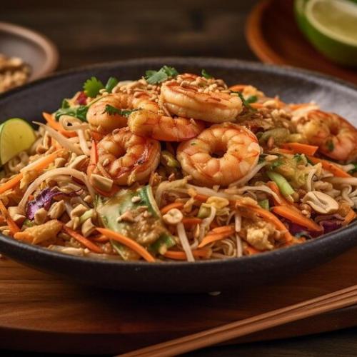 Chicken & Prawn Mee Goreng at Acropol Restaurant
