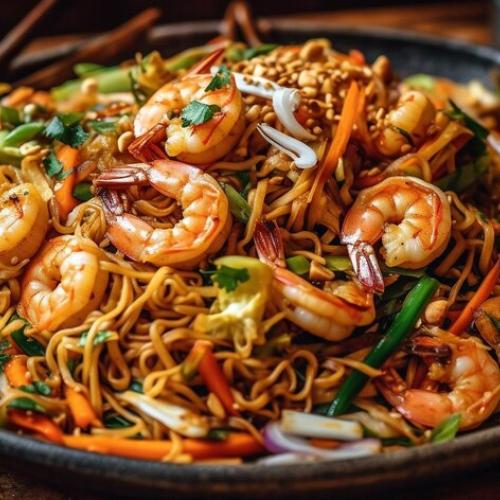 Prawn Schezwan at Acropol Restaurant