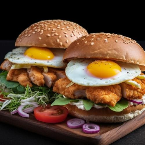 Signature Chicken Patty with Egg