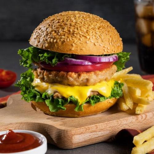 Signature Chicken Patty at Acropol Restaurant