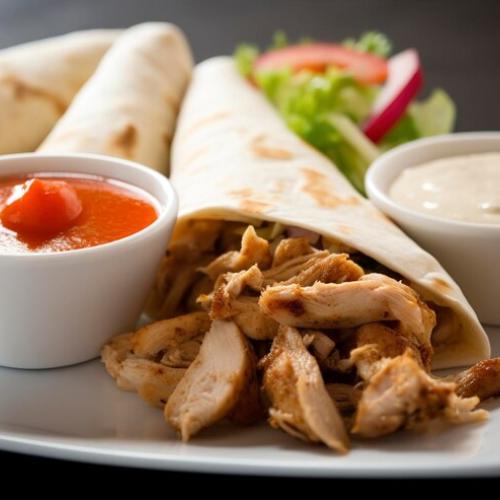Hummus with Shawarma