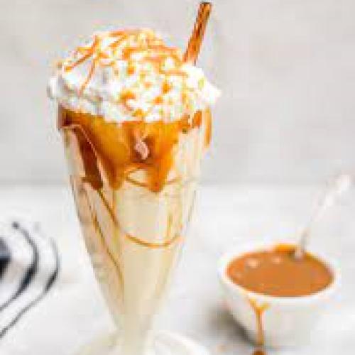 Caramel Milk Shake at The Green Door Cafe