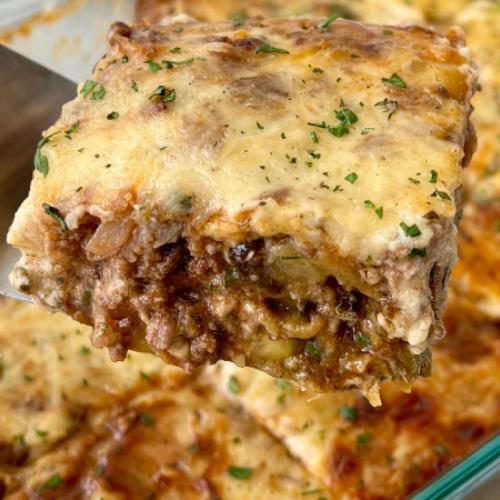 Potato & Eggplant Moussaka (V)