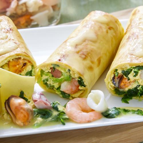 Sea-Food Cannelloni at The Green Door Cafe