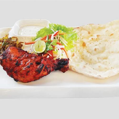 CHEESY TANDOORI CHICKEN at Indulge Dessert Co