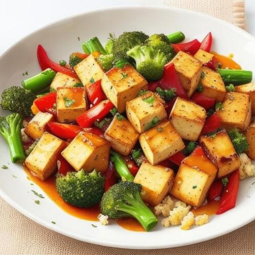 Devilled Bean Curd at Shan's Red Dragon Restaurant 