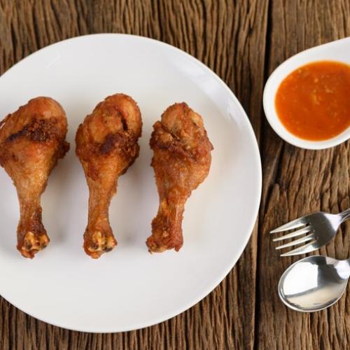 Buttered Drumstick with B.B.Q. Sauce