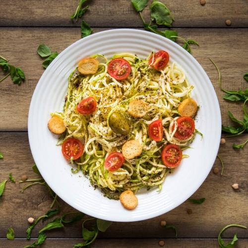 Vegetable Spaghetti at The River Edge Hotel