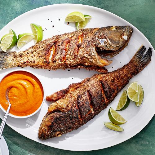 Fried Fish at The River Edge Hotel