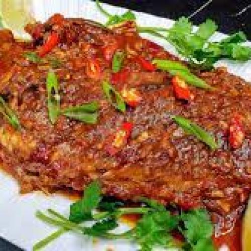 GROUPER FISH WITH THAI SAUCE - PER 100G