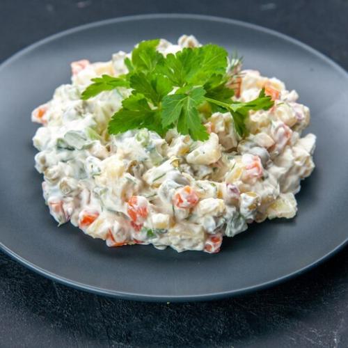 Boiled Vege with Cream Cheese