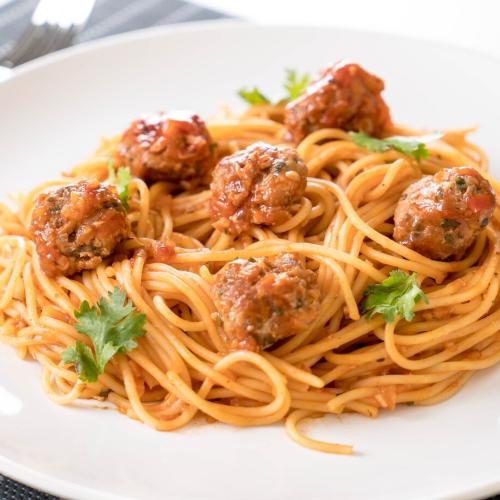 Spaghetti & Meatballs Italian Style at Kingmeal Family Restaurant