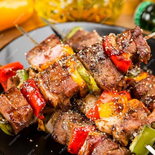 Black Pepper Mix Meat Sizzler at Kingmeal Family Restaurant