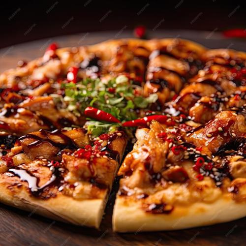 Chicken Devilled Pizza