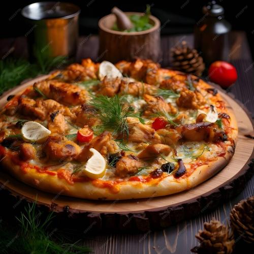 Chicken Masala Pizza