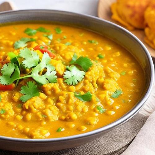  Yellow Dhal Tanka at Happy Shine Restaurant 