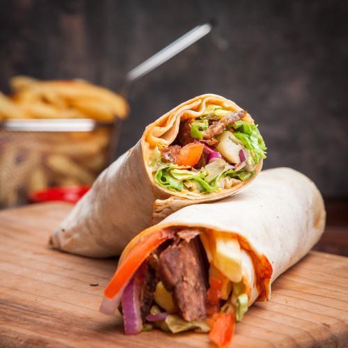 Devilled Chicken Wrap