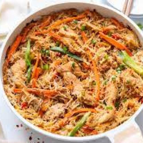 Stir Fried Vermicelli Chicken at Barracuda