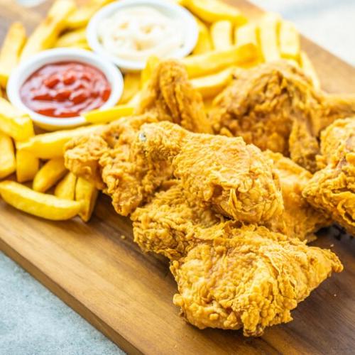 Crispy Chicken and Chips