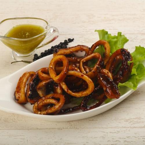 Deep Fried Cuttlefish with Tamarind Sauce at Barracuda
