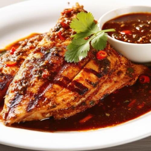 "Sichuan" Style Fish Fillet in Chili Sauce at Barracuda