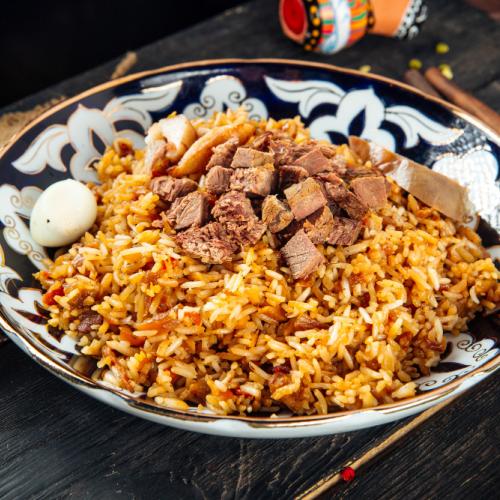 Mongolian Rice - Meat (Beef)
