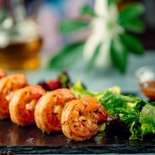 Prawn Toast with Sesame Seed