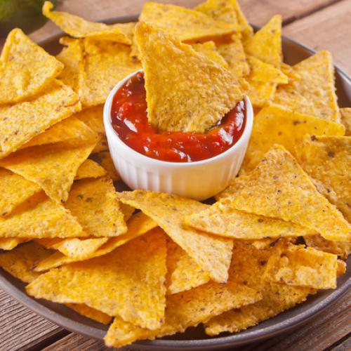 Salsa & Chips at Ice Burge Family Restaurant