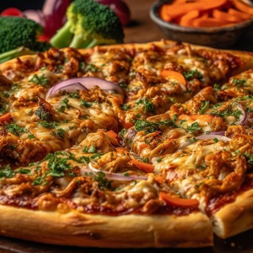 Devilled Chicken Pot Pizza at Dough Magic Pizza