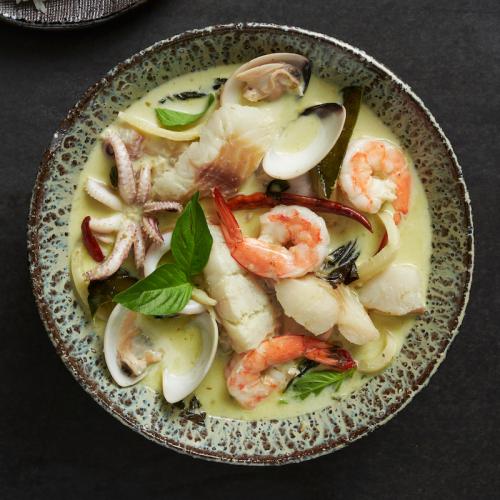 Thai Green Curry Seafood at Sam's Hangout